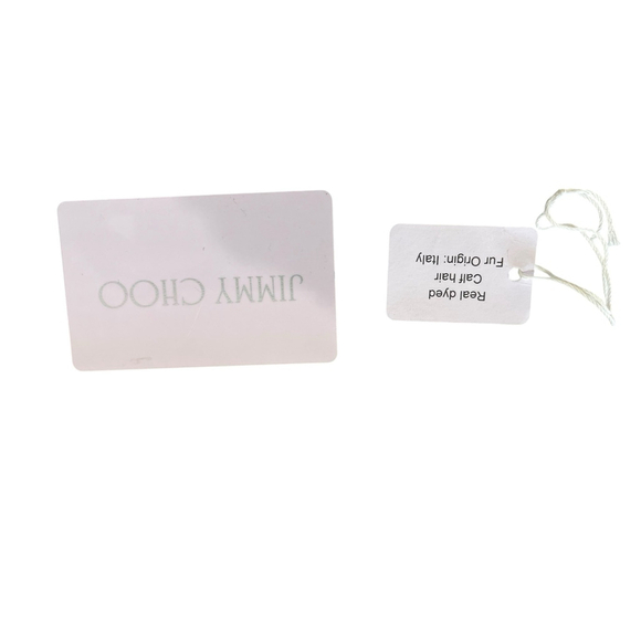 Jimmy Choo Calf Hair Leopard Print Clutch Purse W/Bag Cert. Authenticity Clean - Picture 9 of 10